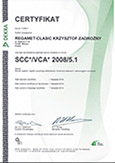Certyfikat SCC/VCA